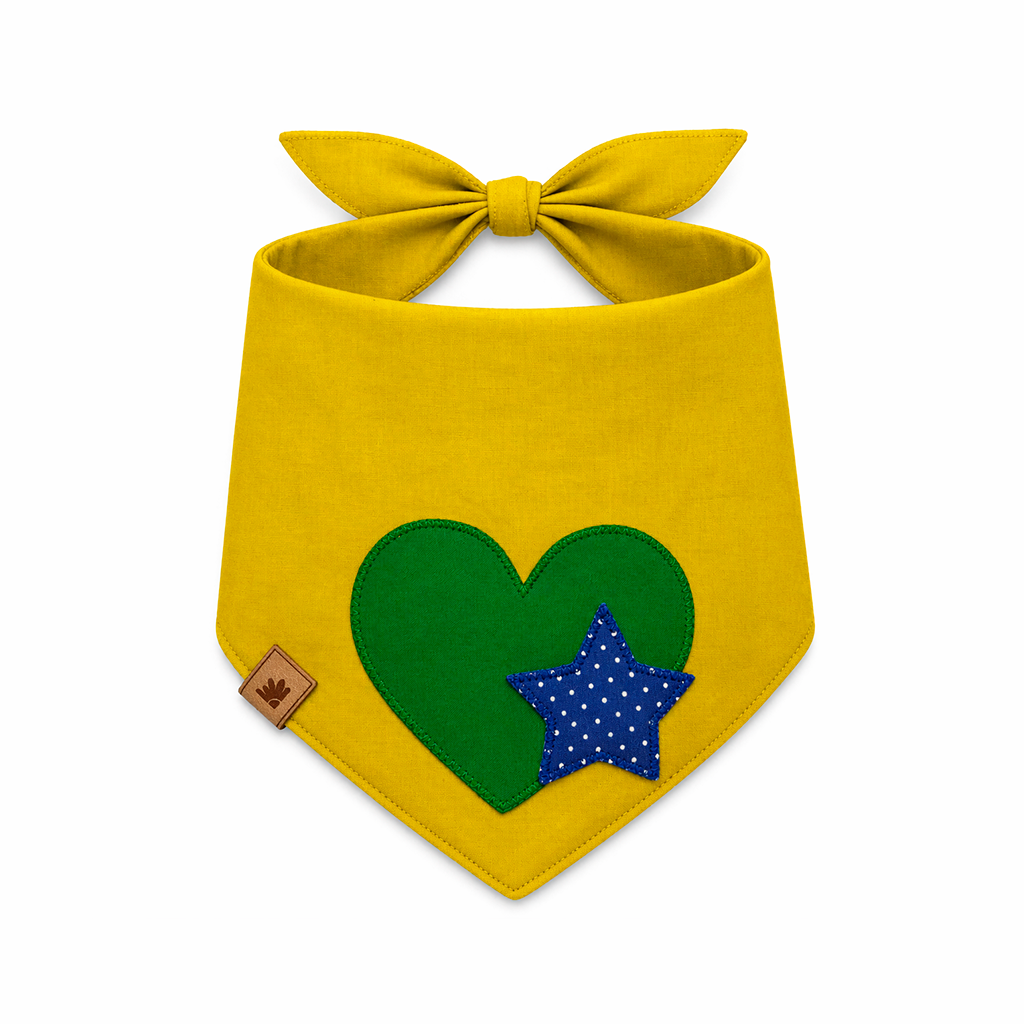 Bandana Brasil Amarelo