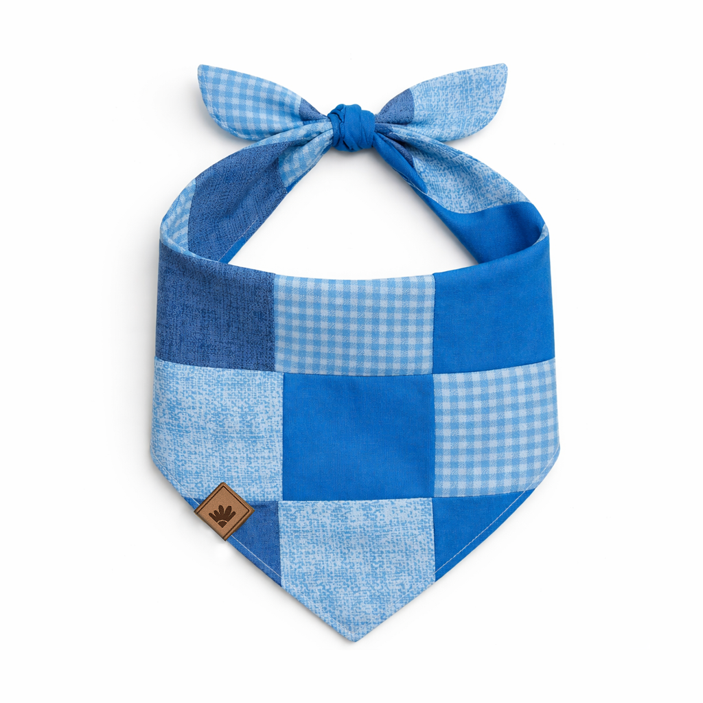 Bandana - PatchWork Azul Claro