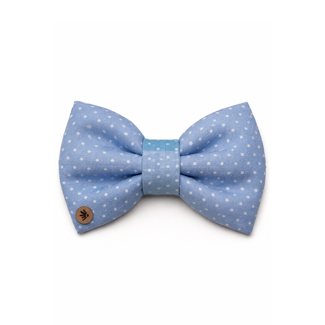 Gravata Borboleta Poá Tie Day Clara