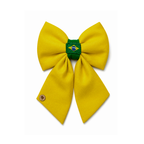 Laço Gravata Brasil Amarelo