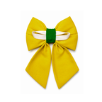 Laço Gravata Brasil Amarelo