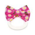 Laço Tiara Girassol Rosa