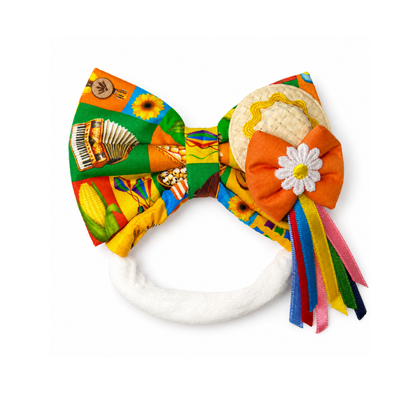 Laço Tiara Junina