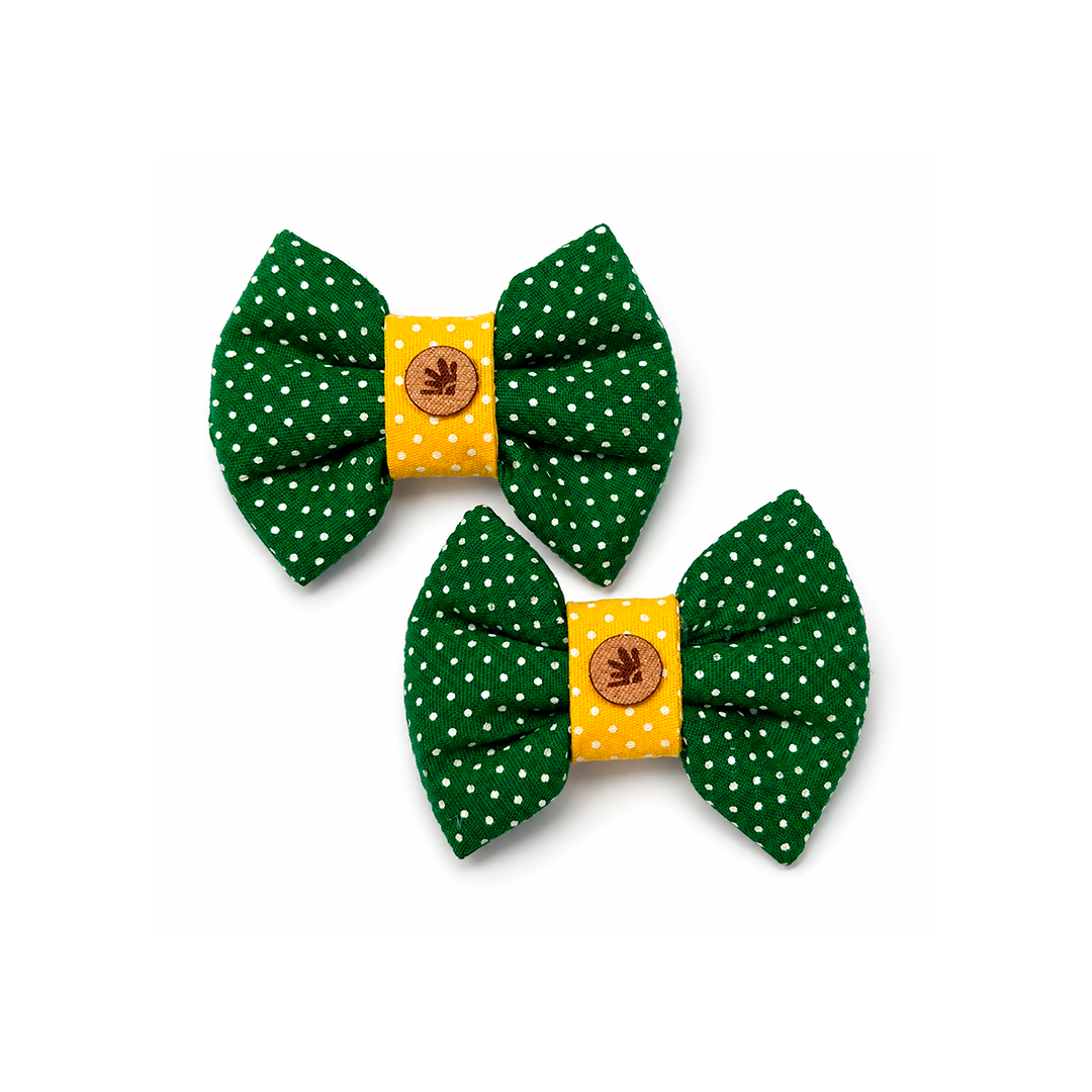 Laço Tic-Tac Poá Verde