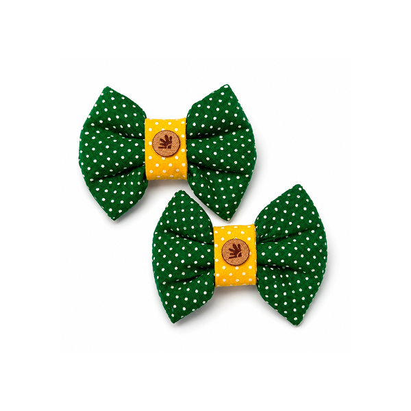 Laço Tic-Tac Poá Verde