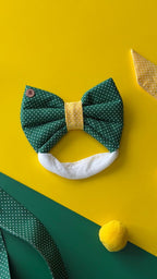 Laço Tiara Poá Verde