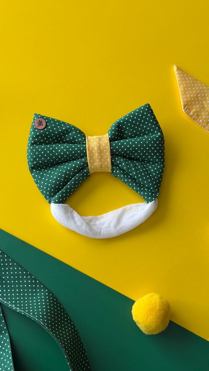 Laço Tiara Poá Verde
