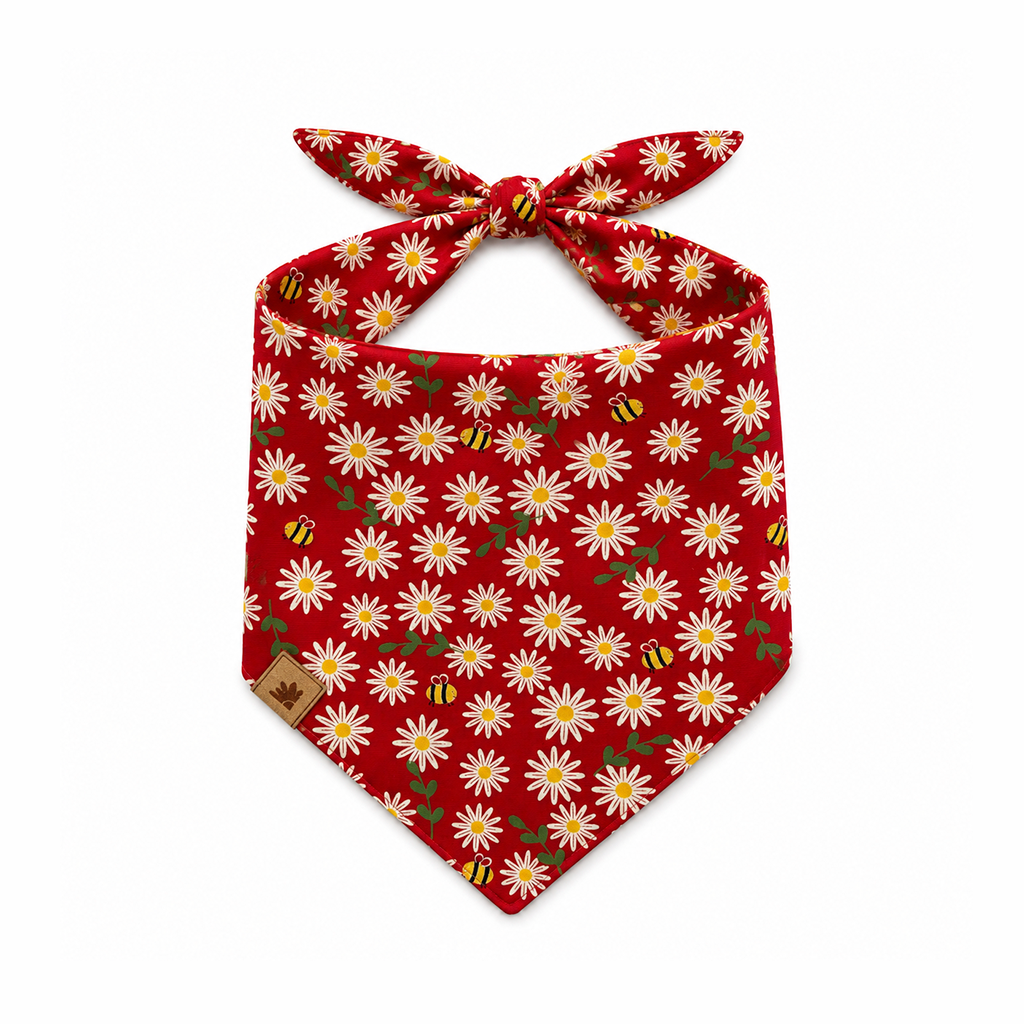 Bandana - Girassol Vermelho