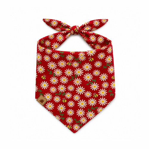 Bandana - Girassol Vermelho