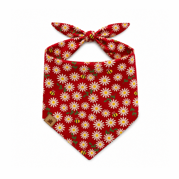 Bandana - Girassol Vermelho