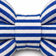 Laço Tiara Listrado Azul